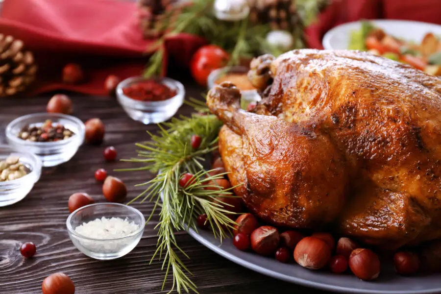 Turkey and Ham Boxty Pie