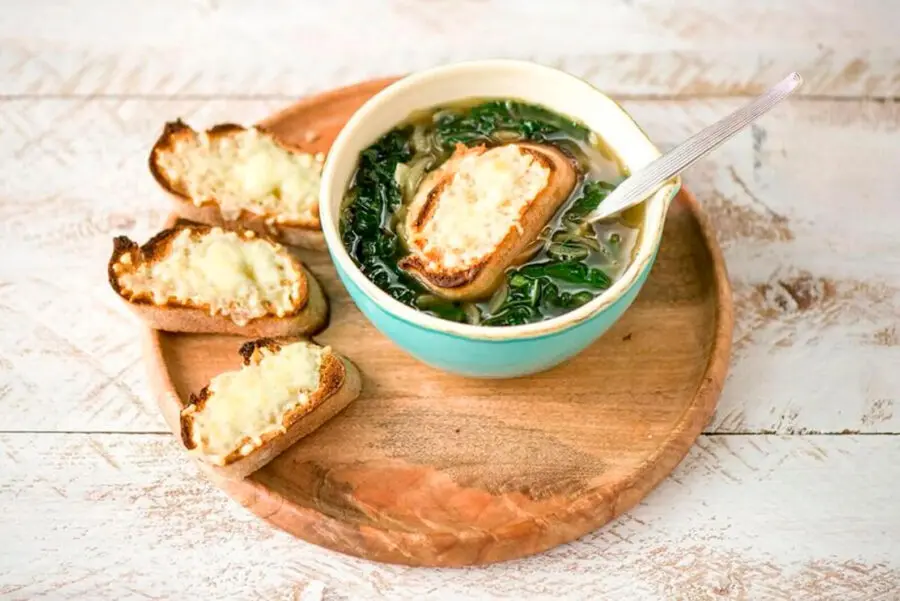 French Onion Soup with Gruyere Croutons