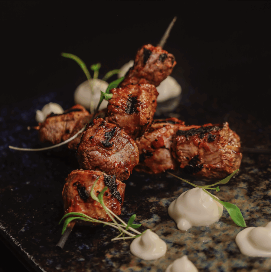 Spiced Slaney Valley Irish Lamb Skewers