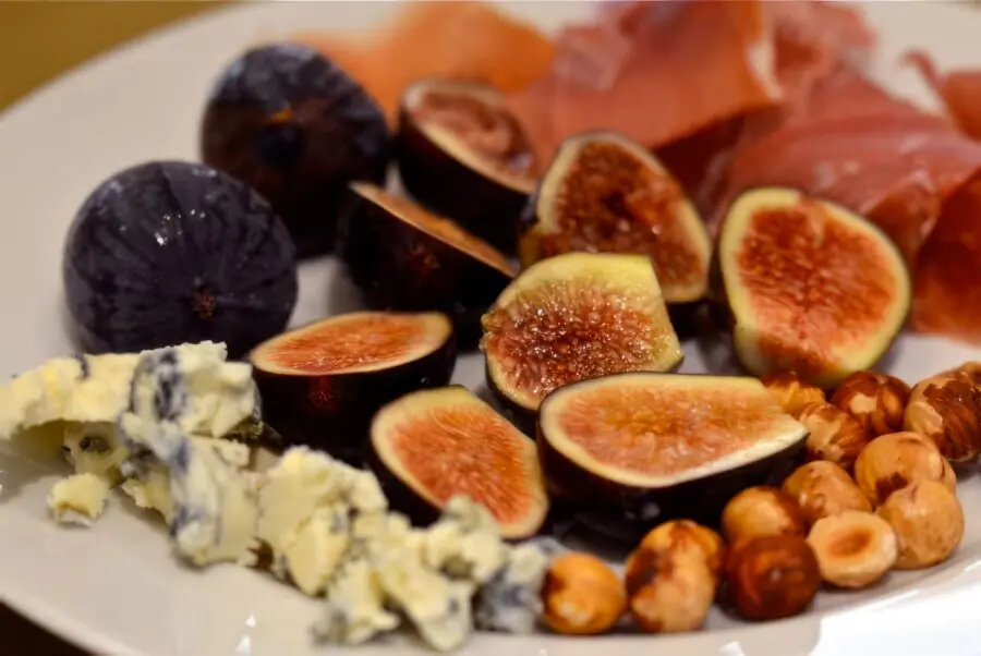 Black Mission Figs with Cashel Blue Cheese