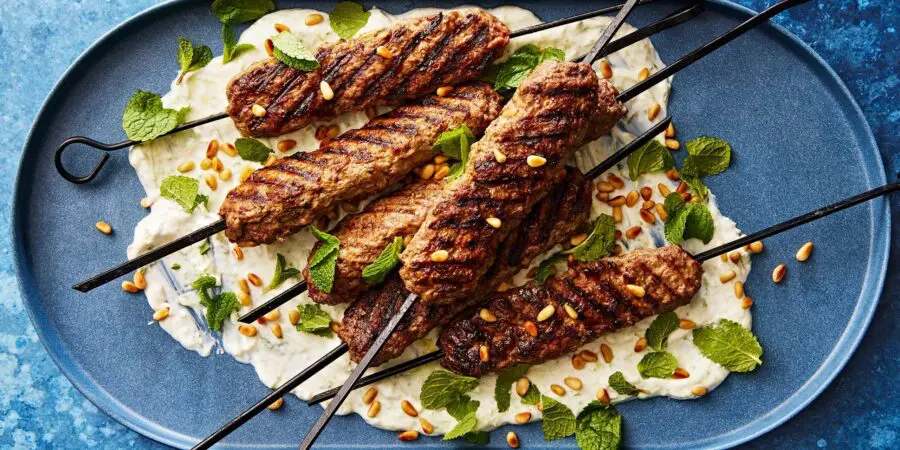 Spiced Slaney Valley Irish Lamb Skewers