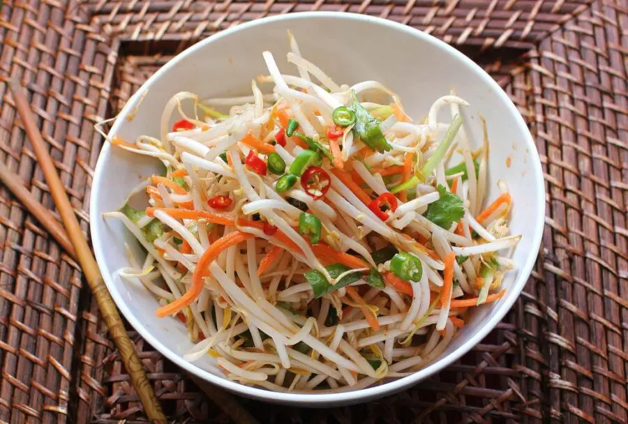 Sprouting Bean Salad