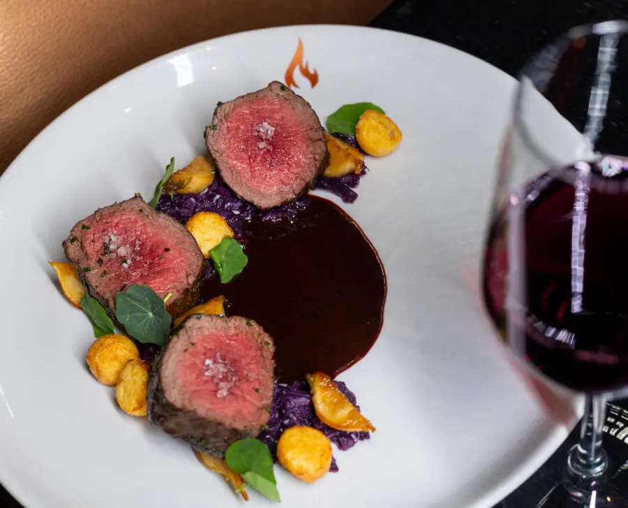 Venison Loin with Chocolate Sauce