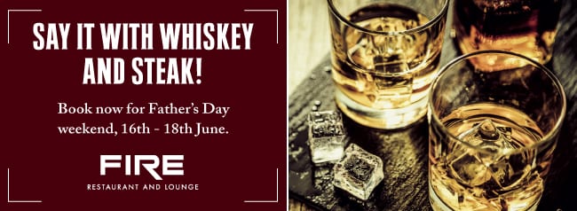 Say it with Whiskey and steak - Father's Day